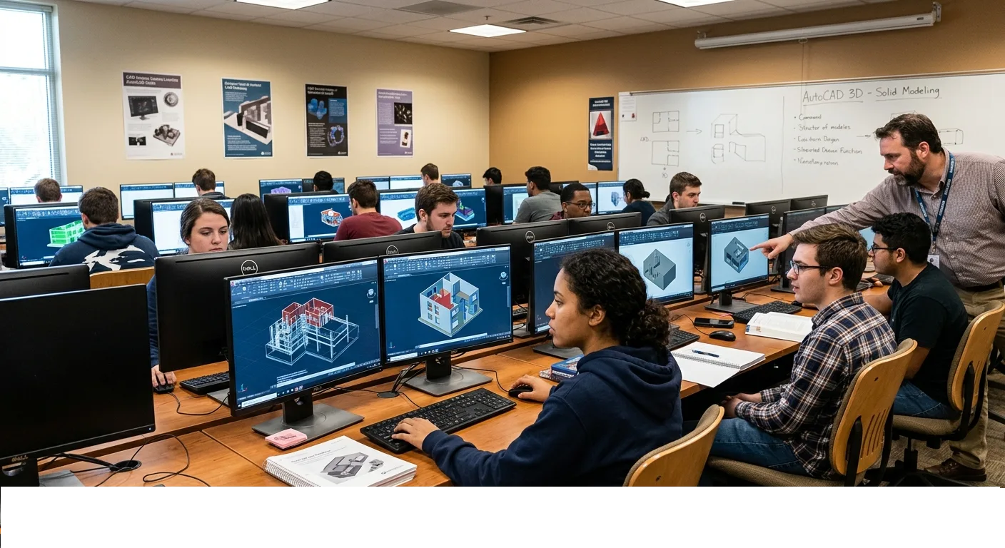 AutoCAD 2D & 3D training course in Kuwait at ICSA Kuwait